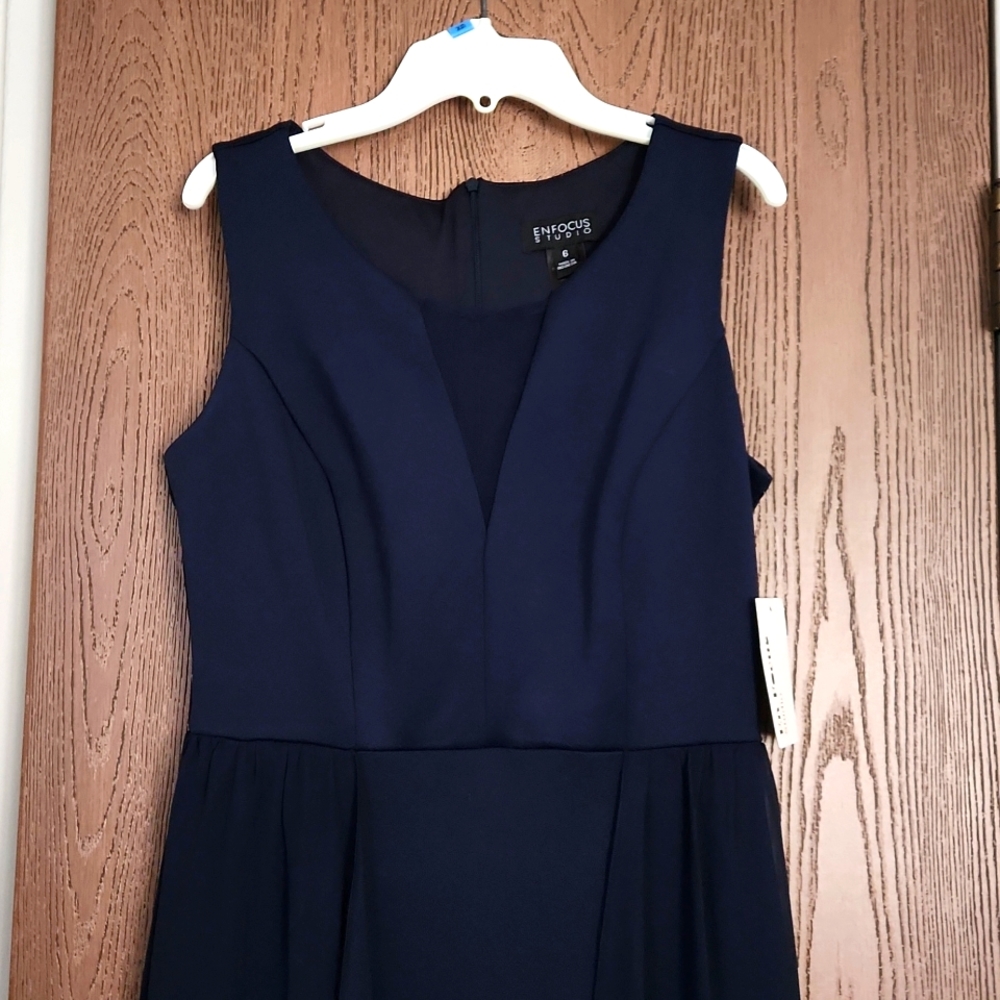 Elegant Blue Dress Size 6